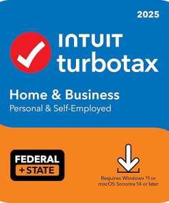 TurboTax Home & Business 2025, Federal & State Tax Return [PC/Mac Download]