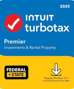 TurboTax Premier 2025, Federal & State Tax Return [PC/Mac Download]